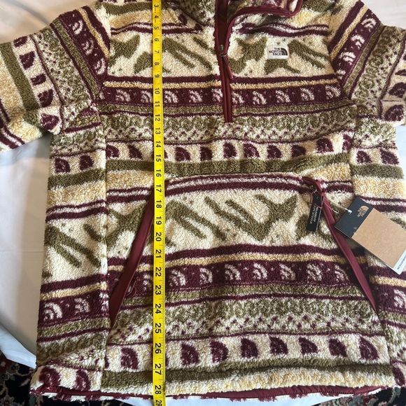 North Face Size M Fair Isle Fleece Campshire Hoodie Jacket Coat NWT $160 - Picture 8 of 12